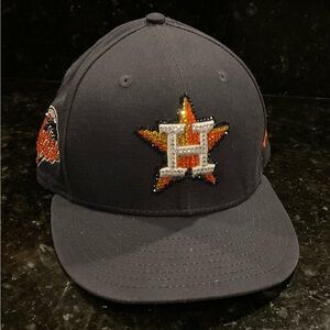 HOUSTON ASTROS NewEra SnapBack with SWAVORSKI STONES!